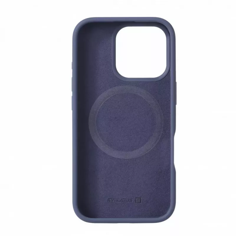 Evelatus Apple iPhone 16 Pro Premium Magsafe Soft Touch Silicone Case Midnight Blue
