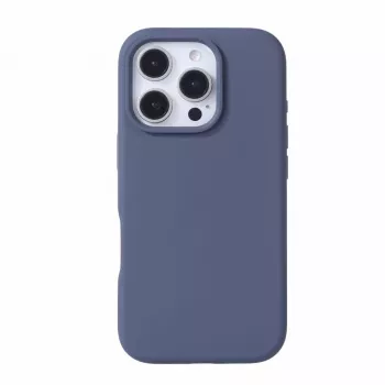 Evelatus Apple iPhone 16 Pro Max Premium MagSafe Soft Touch Silicone Case Midnight Blue