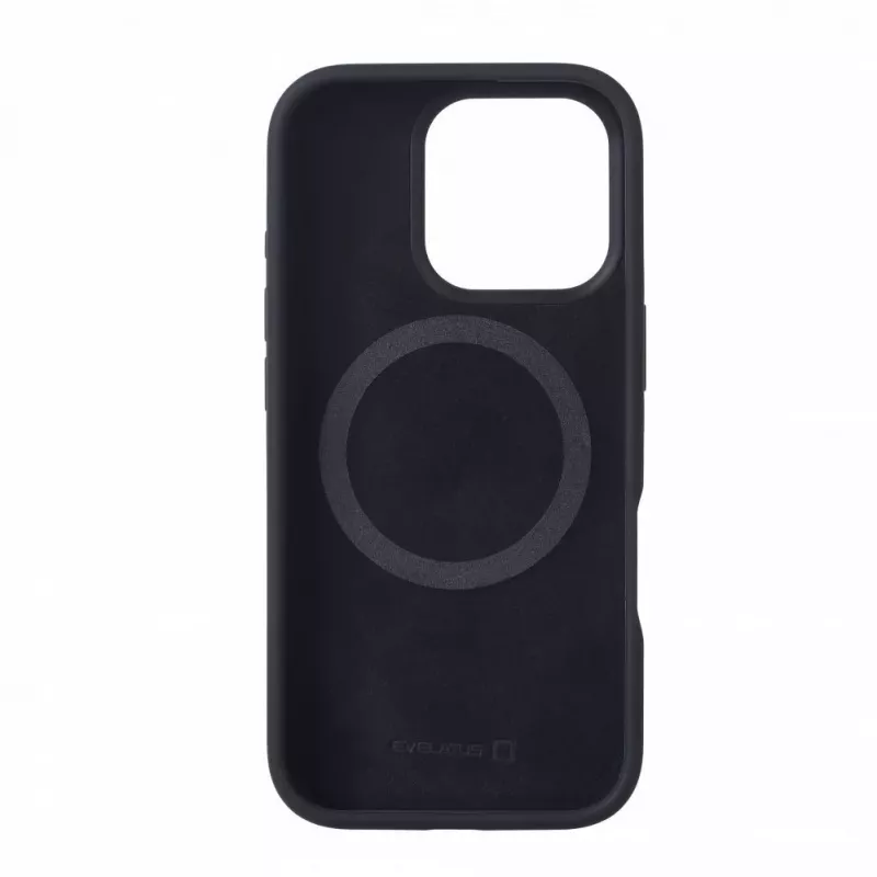 Evelatus Apple iPhone 16 Pro Max Premium MagSafe Soft Touch Silicone Case Black