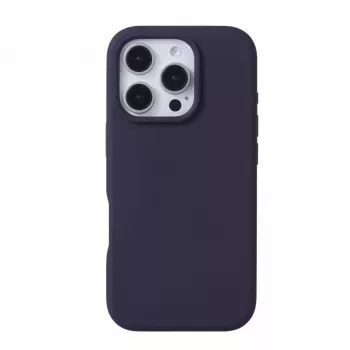 Evelatus Apple iPhone 16 Pro Premium MagSafe Soft Touch Silicone Case Deep Purple
