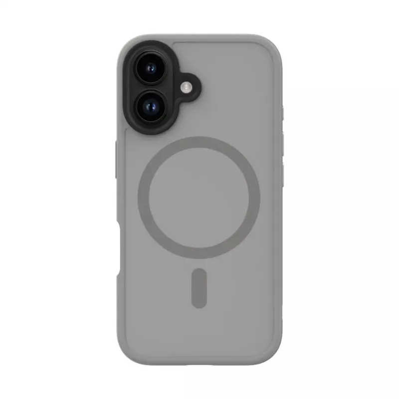 Evelatus Apple iPhone 16 Hybrid Case z MagSafe PC+TPU Srebrny