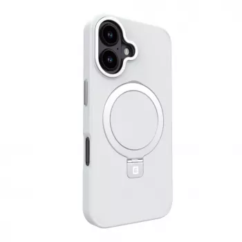 Evelatus Apple iPhone 16 Shield Case MagSafe & Stand Matte Silver