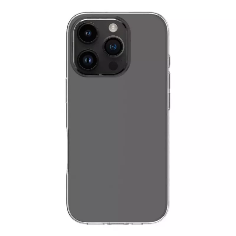 Evelatus Apple iPhone 16 Pro Max Clear Silicone Case 1.5mm TPU Transparent