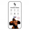 Connect Apple iPhone 16 Plus Corning Gorilla Glass Anti-Static 3D Full Cover 5X Stronger Black