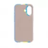 Evelatus Apple iPhone 16 Wielokolorowe Silikonowe Etui z MagSafe Beige Cream