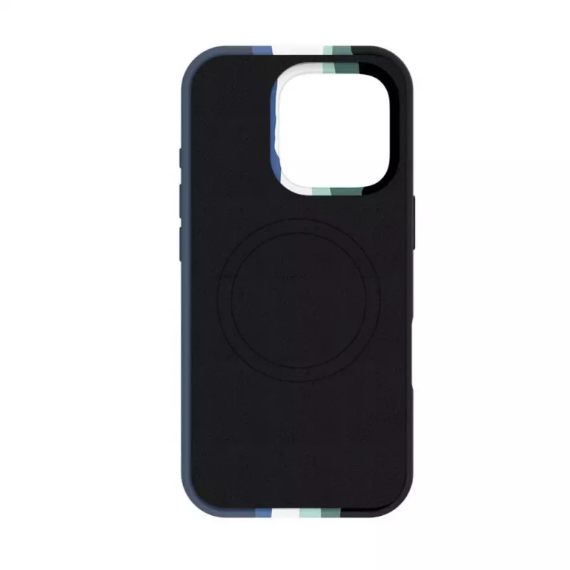Evelatus Apple iPhone 16 Pro Max Wielokolorowe Silikonowe Etui z MagSafe Aura Blue