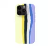 Evelatus Apple iPhone 16 Pro Multi-Colored Silicone Case With MagSafe Ceramic White