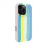 Evelatus Apple iPhone 16 Pro Max Wielokolorowe Silikonowe Etui z MagSafe Beige Cream