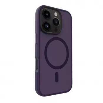 Evelatus Apple iPhone 16 Pro Hybrid Case z MagSafe PC+TPU Fioletowy