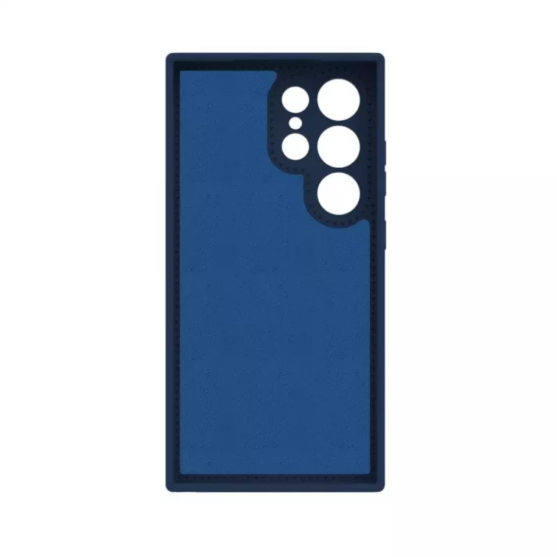 Evelatus Samsung S24 Ultra Premium Magsafe z Uchwytem Soft Touch Silikonowe Etui Ciemnoniebieskie