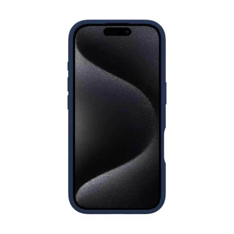 Evelatus Apple iPhone 16 Premium MagSafe z Uchwytem Silikonowe Etui Soft Touch Ciemnoniebieski