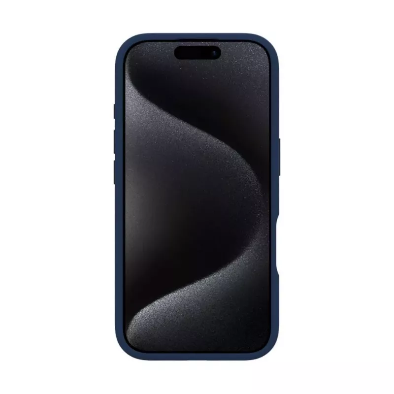 Evelatus Apple iPhone 16 Pro Premium Magsafe z podstawką, silikonowe etui Soft Touch, ciemnoniebieski