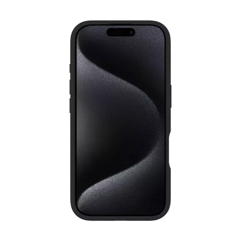 Evelatus Apple iPhone 16 Pro Max Premium MagSafe z podstawką Soft Touch Silikonowe Etui Czarny