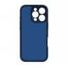 Evelatus Apple iPhone 16 Pro Max Premium MagSafe z podstawką, silikonowe etui Soft Touch, granatowy