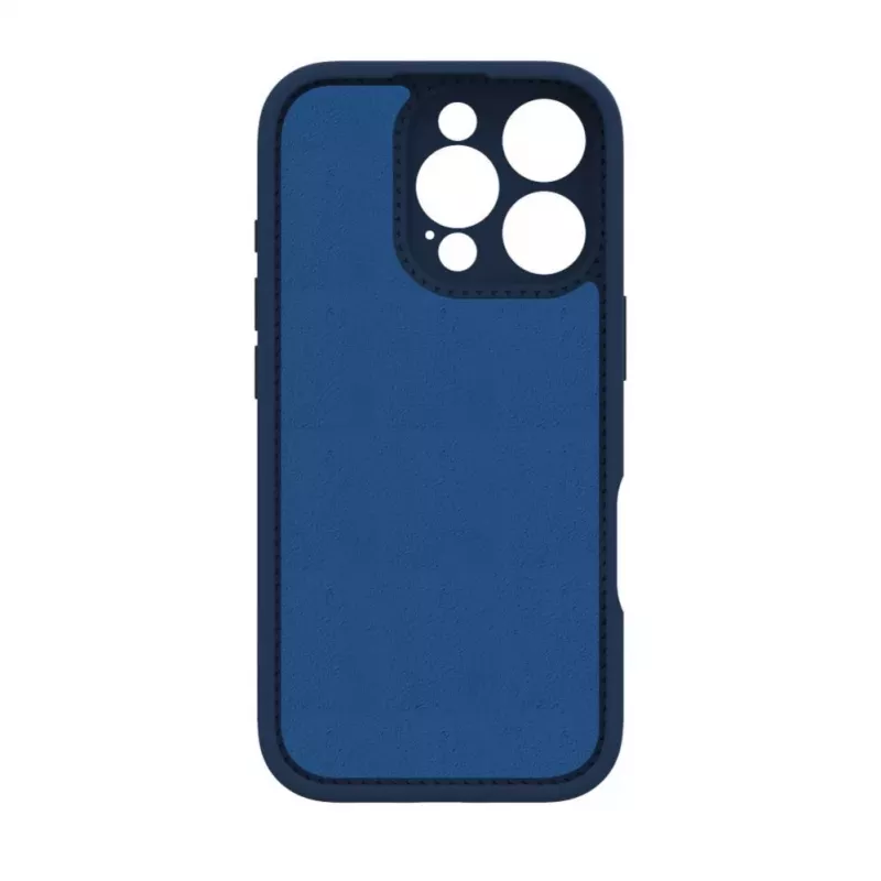 Evelatus Apple iPhone 16 Pro Max Premium MagSafe z podstawką, silikonowe etui Soft Touch, granatowy