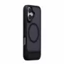 Evelatus Apple iPhone 16 Rubber Coated MagSafe With Stand Case Black