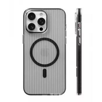 Evelatus Apple iPhone 16 Pro Suitcase MagSafe Case Transparent Black