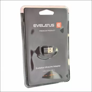 EVELATUS UltraLink OTG Adapter USB 3.0 do USB-C 5V 3A 480 Mb/s Abyss Blue