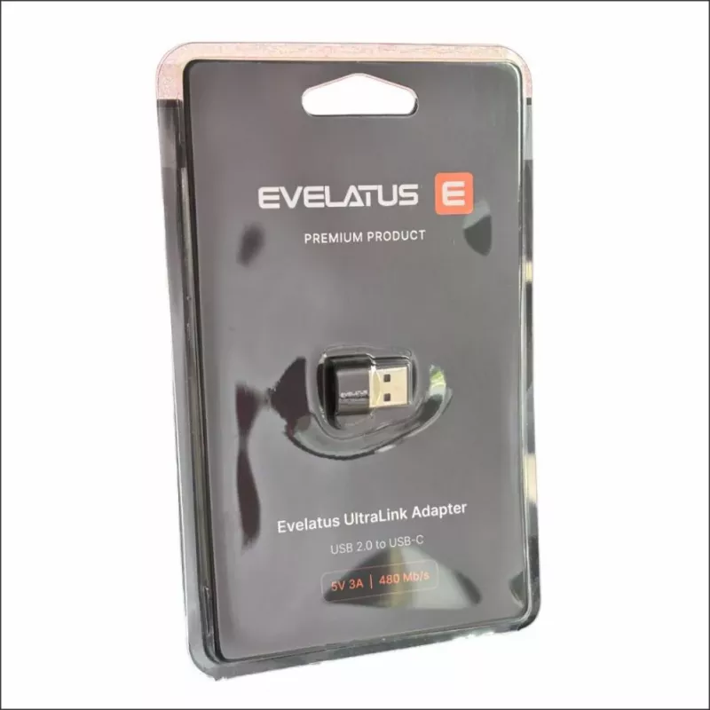 EVELATUS UltraLink OTG Adapter USB 3.0 do USB-C 5V 3A 480 Mb/s Abyss Blue