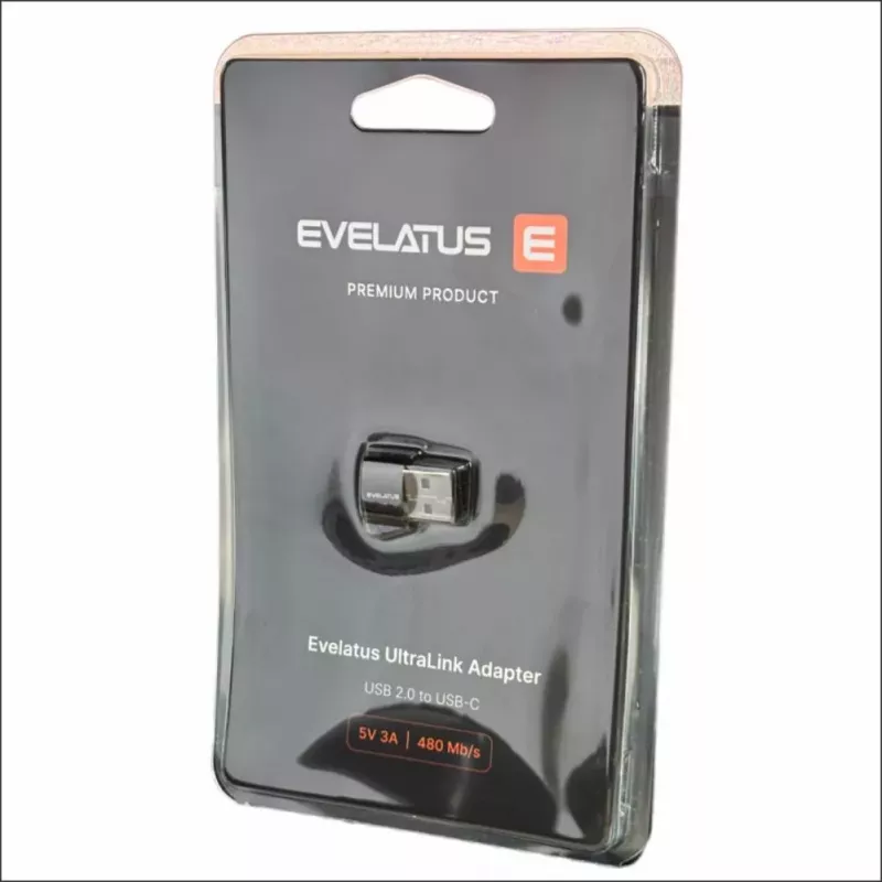 EVELATUS UltraLink OTG Adapter USB 3.0 do USB-C 5V 3A 480 Mb/s Abyss Blue