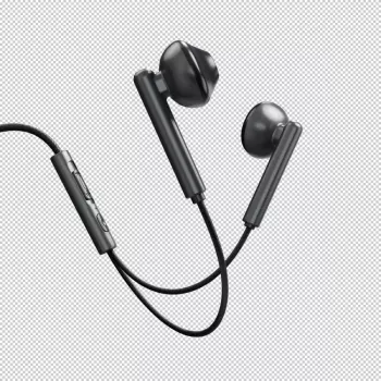 Słuchawki douszne Evelatus Crystal Clear Audio z wtykiem 3,5 mm i mikrofonem CCA-3.5BL Czarny