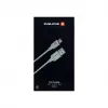 Evelatus USB-A do USB-C Kabel 2M Aluminiowa Obudowa Pleciony Biały