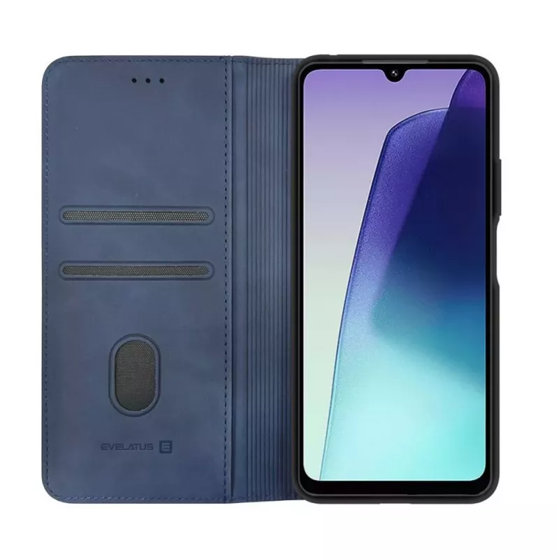 Evelatus Book Case do Xiaomi Redmi 14C 4G/14C 5G/Redmi A4/POCO C75 - Ciemnoniebieski