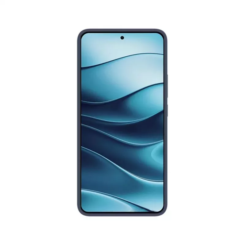 Evelatus Xiaomi Redmi Note 14 Premium Magnetic Soft Touch Silicone Case Dark Blue