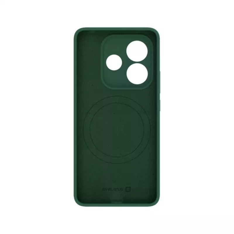 Evelatus Xiaomi Redmi Note 14 Premium Magnetic Soft Touch Silicone Case Green