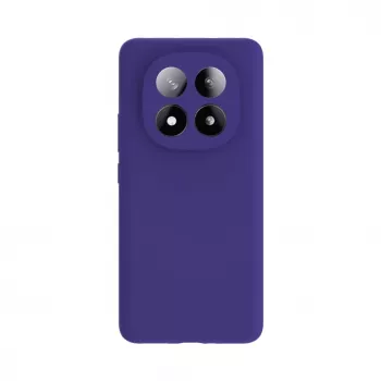 Evelatus Xiaomi Redmi Note 14 Pro 4G / Poco X7 Premium Magnetic Soft Touch Silicone Case Purple