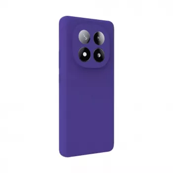 Evelatus Xiaomi Redmi Note 14 Pro 4G / Poco X7 Premium Magnetic Soft Touch Silicone Case Purple