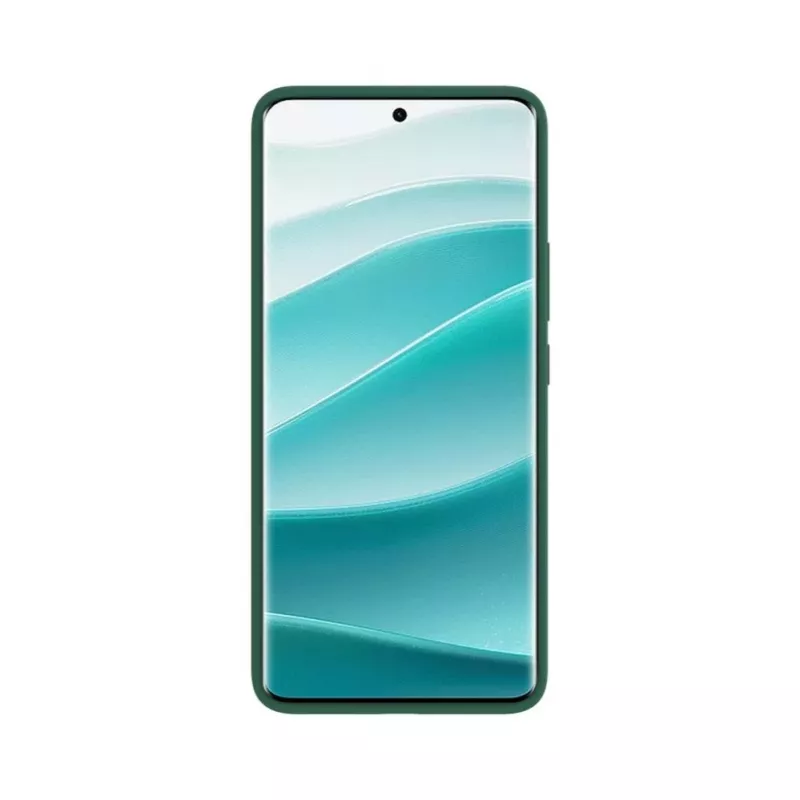 Evelatus Xiaomi Redmi Note 14 Pro 4G / Poco X7 Premium Magnetic Soft Touch Silicone Case Green