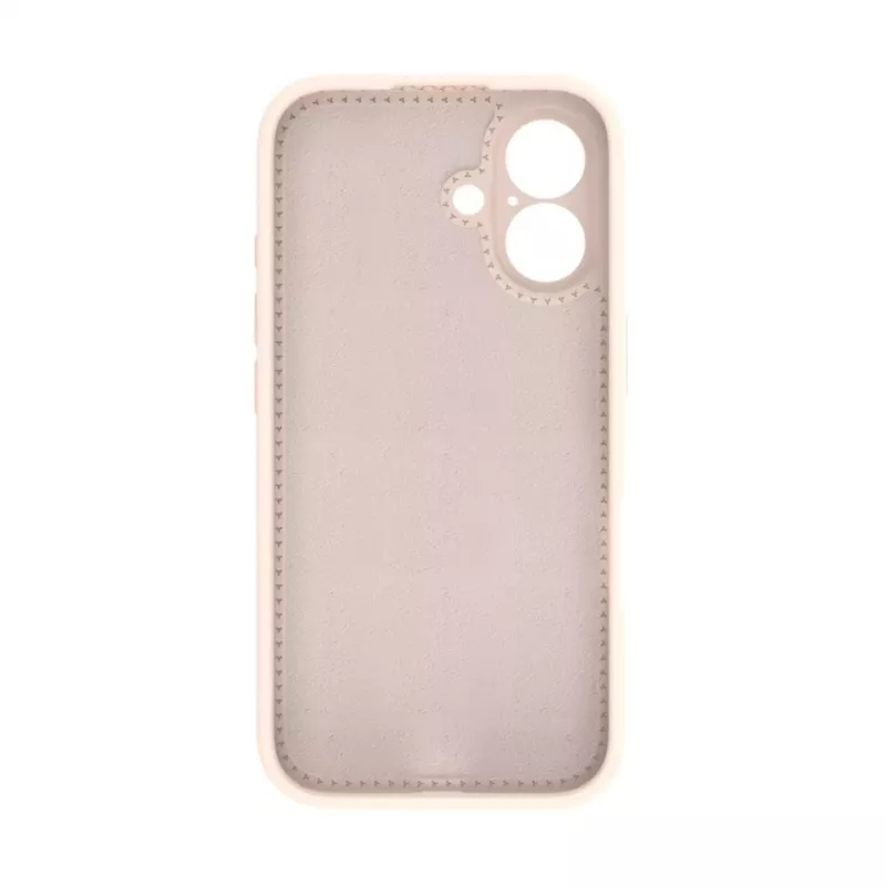 Evelatus Apple iPhone 16 Premium Magsafe z Uchwytem i Stojakiem, Silikonowe Etui Soft Touch, Pink Sand