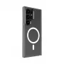 Evelatus Samsung Galaxy S24 Ultra Clear Case with Magnetic Transparent