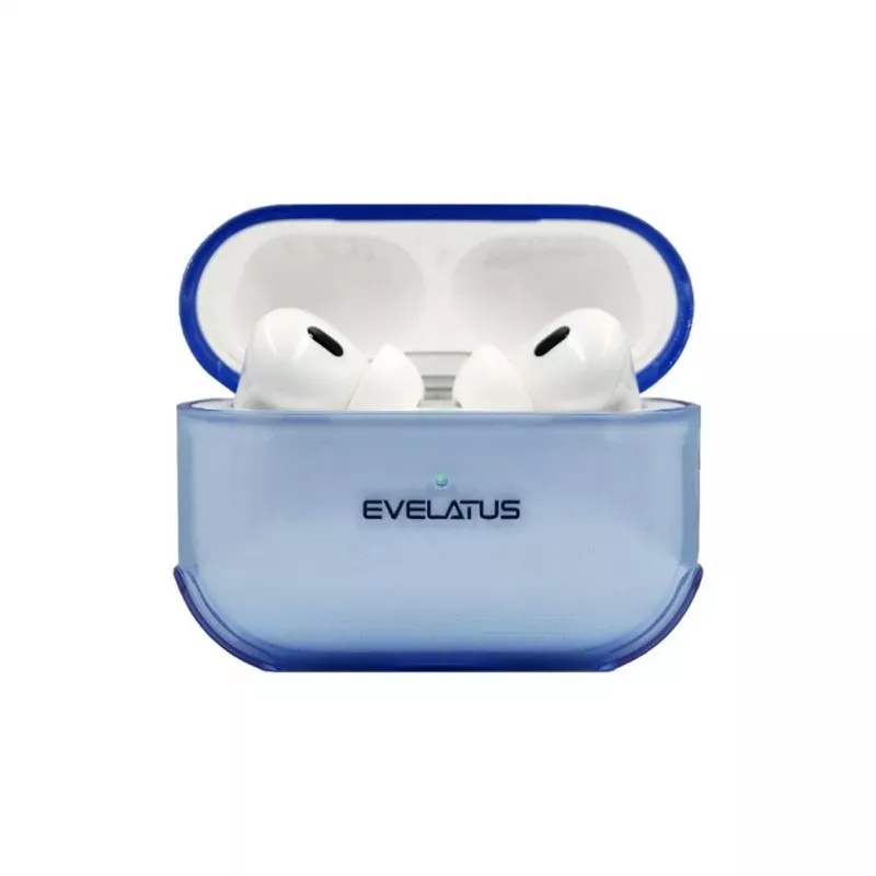 Evelatus Apple AirPods Pro TPU Protective Case Transparent Blue