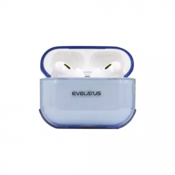 Evelatus Apple AirPods Pro 2 TPU Protective Case Transparent Blue