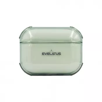 Evelatus Apple AirPods Pro 2 TPU Protective Case Shine Transparent