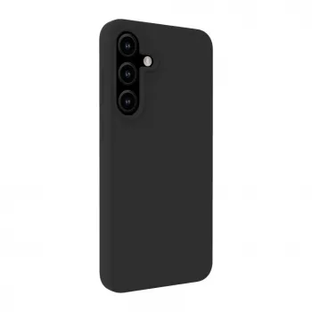 Evelatus Samsung Galaxy S25 Plus Premium Magnetic Soft Touch Silicone Case Black