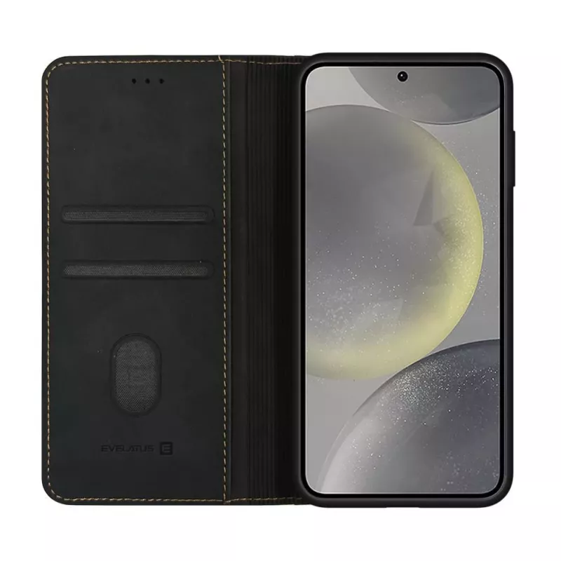 Evelatus Samsung Galaxy S25 Book Case Black