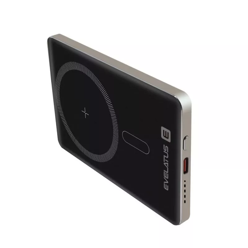 Evelatus PD20W 5000mAh Power Bank MagLink Elite z ładowaniem bezprzewodowym Szary