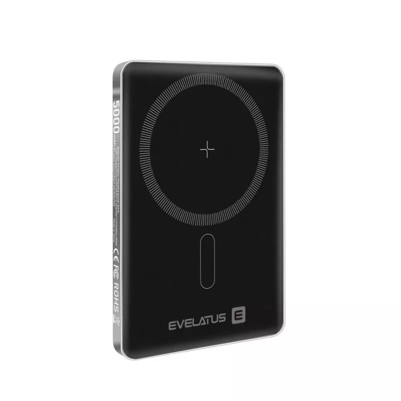 Evelatus PD20W 5000mAh Power Bank MagLink Elite z ładowaniem bezprzewodowym Srebrny