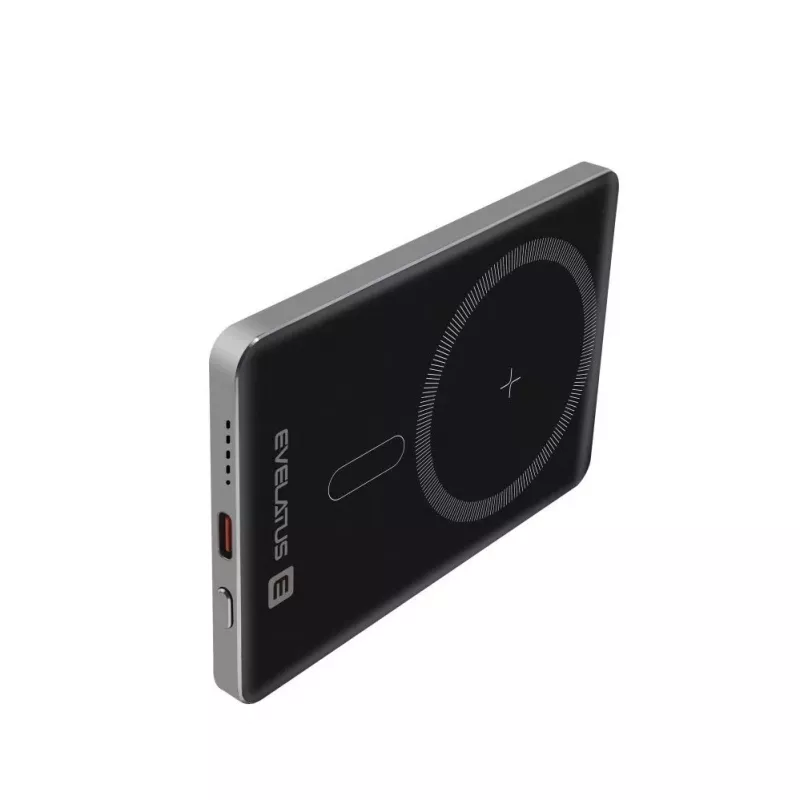 Evelatus PD20W 5000mAh Power Bank MagLink Elite z ładowaniem bezprzewodowym Srebrny