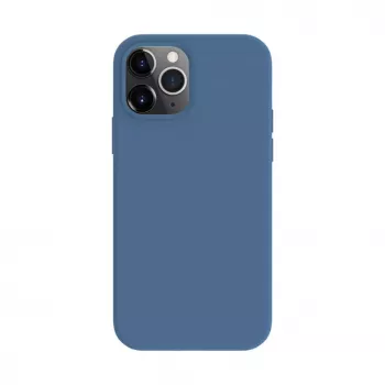 Evelatus Apple iPhone 12 / 12 Pro Premium MagSafe Soft Touch Silicone Case Navy Blue
