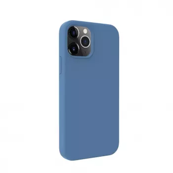 Evelatus Apple iPhone 12 / 12 Pro Premium MagSafe Soft Touch Silicone Case Navy Blue