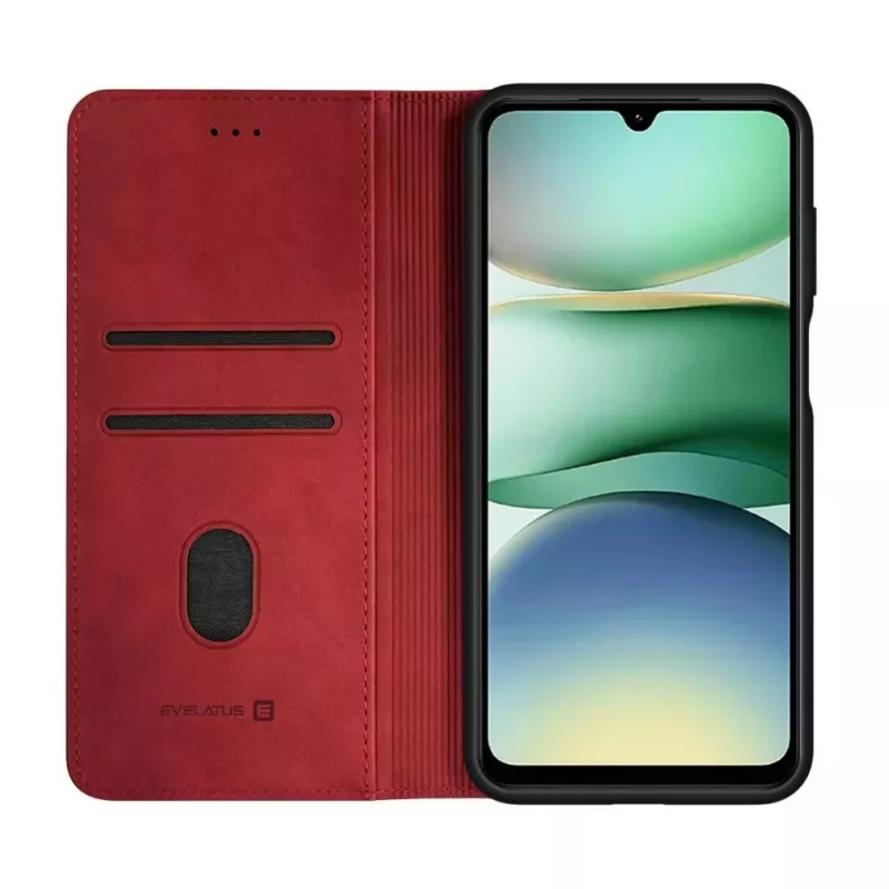 Evelatus Book Case Folio do Xiaomi Redmi A5 4G (171.7 x 77.8 x 8.26 mm) - Czerwony