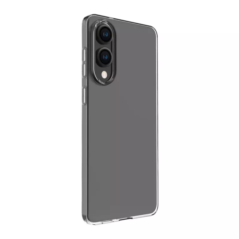 Evelatus Samsung Galaxy S25 Edge Clear Silicone Case 1.5mm TPU Transparent