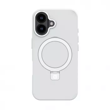 EVELATUS Apple iPhone 17 Shield Case With MagSafe & Stand Matte Silver
