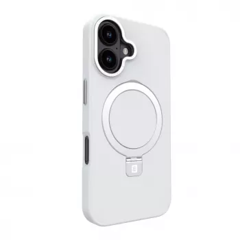 EVELATUS Apple iPhone 17 Shield Case With MagSafe & Stand Matte Silver