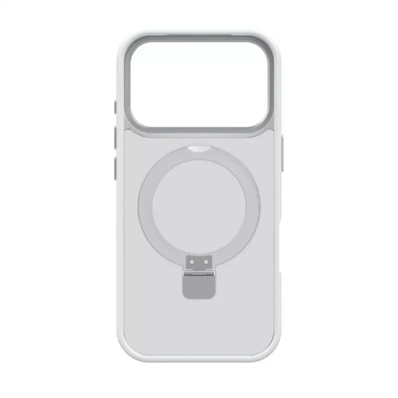 Evelatus Apple iPhone 17 Pro Shield Case With MagSafe & Stand Matte Silver