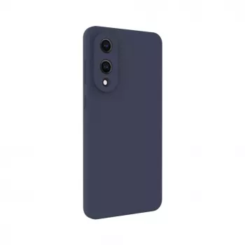 Evelatus Samsung Galaxy S25 Edge Premium Magnetic Soft Touch Silicone Case Midnight Blue
